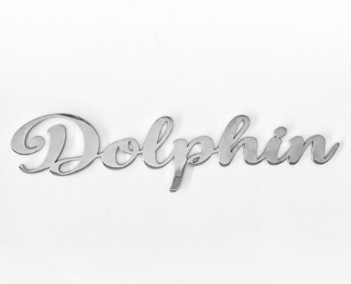 dolphin-scritta